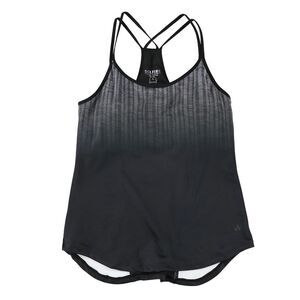 SOLFIRE Womens Double Up Tank Top, Black, NWT